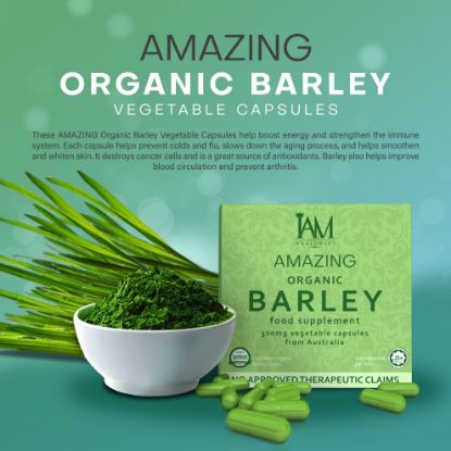 Picture of Amazing Pure Organic Barley Capsules